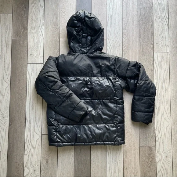 Columbia Kids Shiny Black Puffer Jacket - Picture 4 of 5